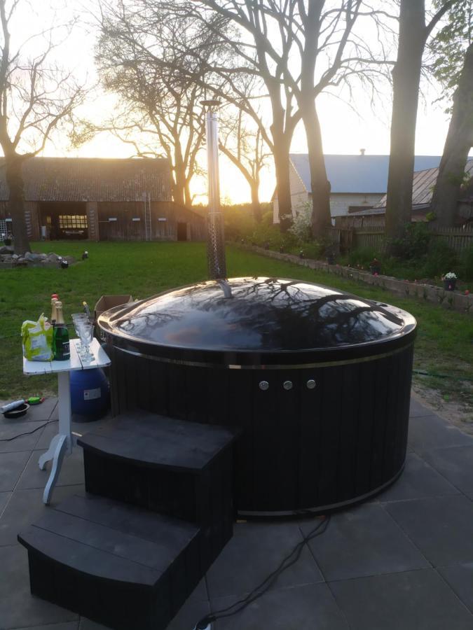 Zakrzewo Zalesie Dom W Malowniczej Wsi Z Imprezowa Stodola Hot Tub Jacuzzi 빌라 외부 사진