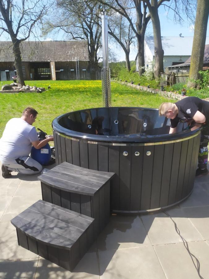 Zakrzewo Zalesie Dom W Malowniczej Wsi Z Imprezowa Stodola Hot Tub Jacuzzi 빌라 외부 사진